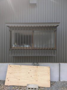 岐阜市　面格子　防犯　施工後