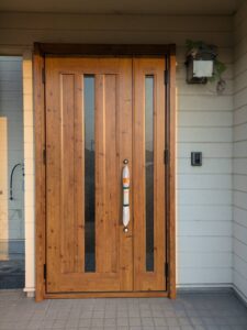 玄関　リシェント　施工後　江南市