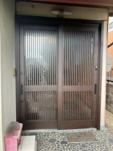 小牧市　リシェント　玄関引戸　施工後