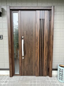 玄関　リフォーム　リシェント　岐阜市　交換後