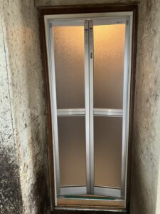 浴室ドア　一宮市　取付後