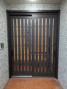 リシェント　玄関引戸　一宮市　施工後