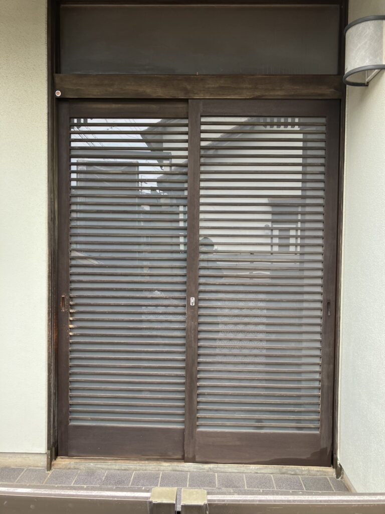 リシェント　玄関引戸　一宮市　施工前