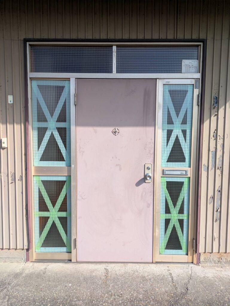 玄関　リフォーム　一宮市　リシェント　玄関引戸　施工前