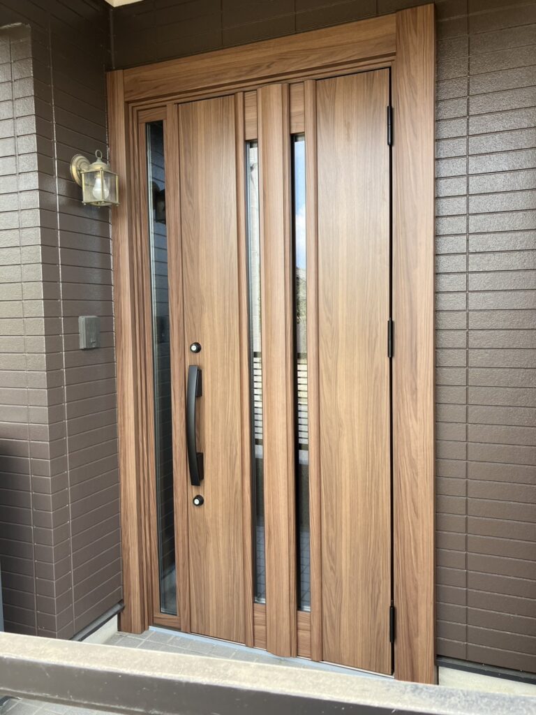 玄関　リシェント　施工後　一宮市