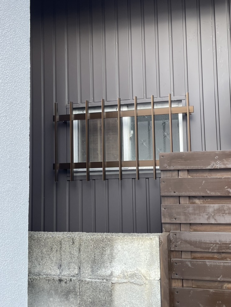 岐阜市　面格子　防犯　施工後