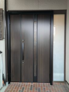 玄関　リシェント　施工前後　一宮市
