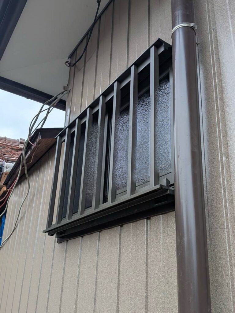 一宮市　面格子　防犯　施工後