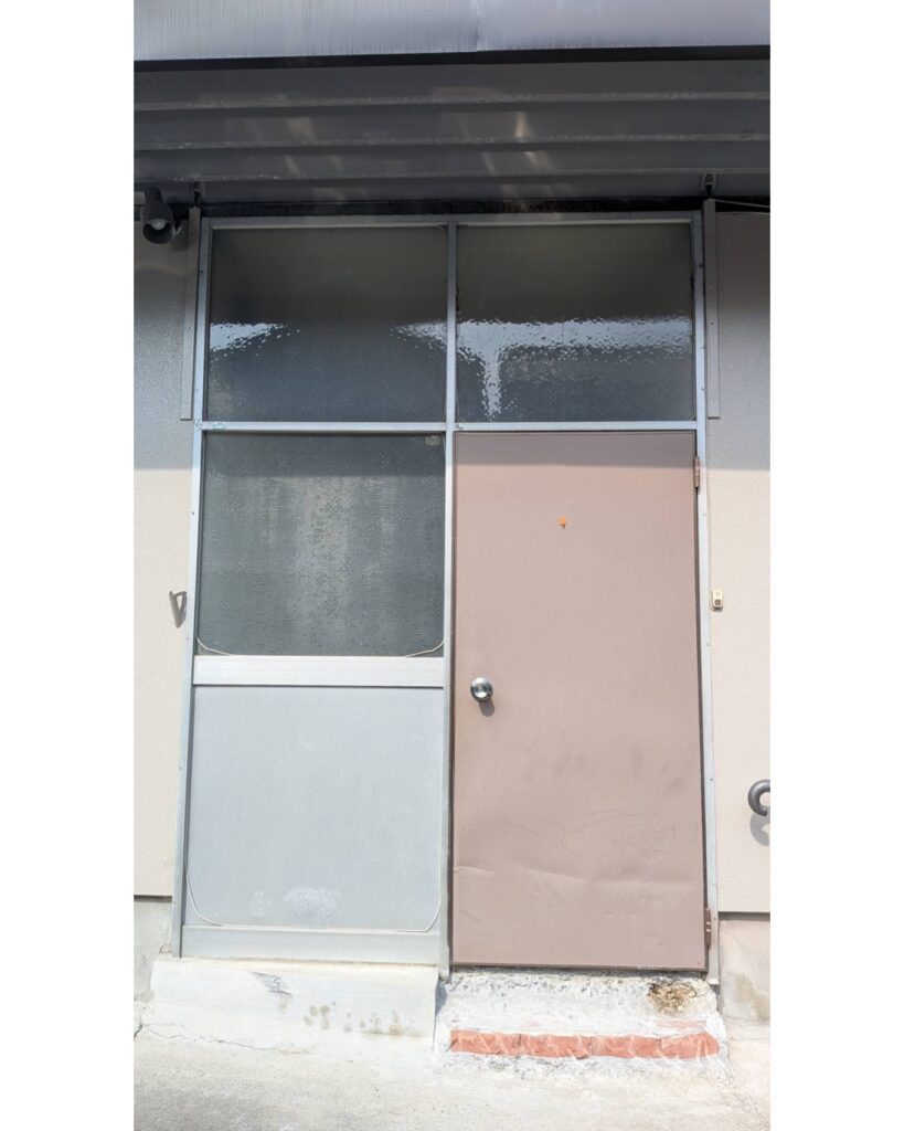玄関　玄関引戸　リフォーム　一宮市　施工前
