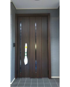 玄関　リシェント　施工後　瑞穂市
